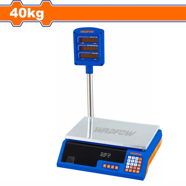 ميزان الكتروني مع رقبة 40KG وادفو  WEC1504