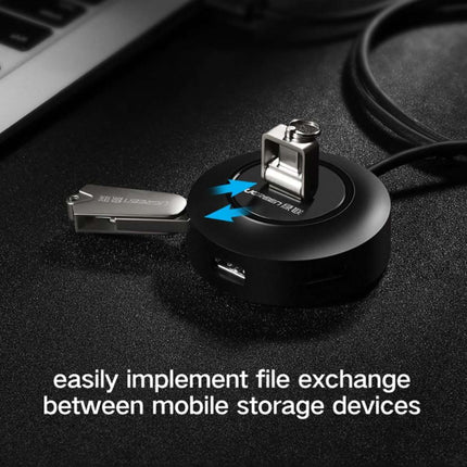 موزع يوجرين USB2.0 4 منافذ USB-A بسرعة 480 ميجابت في الثانية بطول 1 متر / CR106
