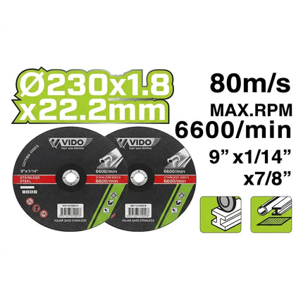 فيبر قص ستانلس 9" من فيدو (WD71213230018)