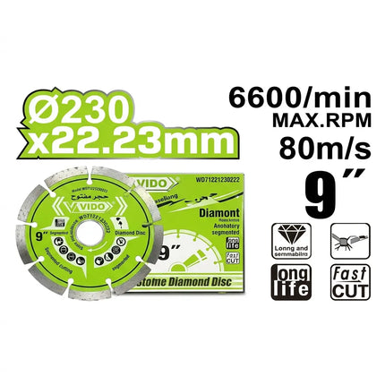 صنية قص حجر مفتوح 9" من فيدو (WD71221230222)