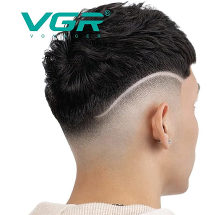 ماكينة حلاقة رجالية للحية والشعر بـ بطارية ليثيوم مع 4 أمشاط ماركة vgr