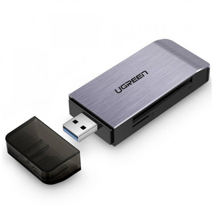 قارئ بطاقات Ugreen SD / micro SD / CF / MS لمنفذ USB 3.0 باللون الرمادي /50541