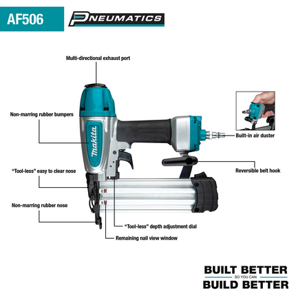 فرد هواء كلبس مسمار 5/8-2" من ماكيتا Makita