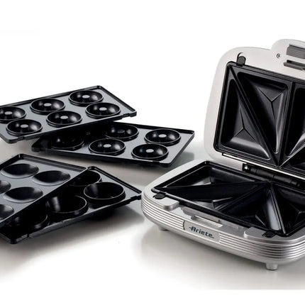 صانعة ساندويشات/مافين/دونت من Ariete Party Time - أحمر