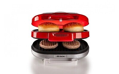 شواية همبرجر من Ariete Party Time - أحمر