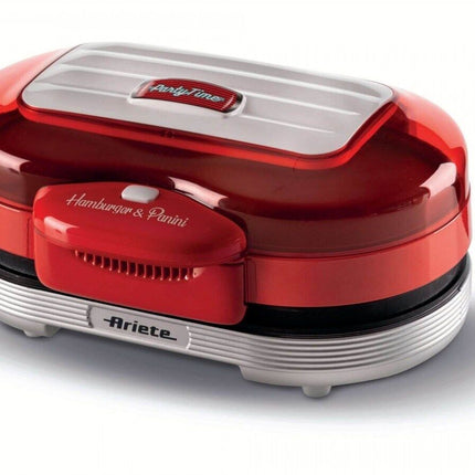 شواية همبرجر من Ariete Party Time - أحمر