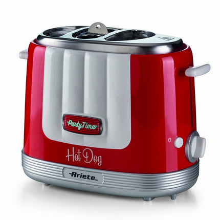 صانعة هوت دوغ من Ariete Party Time - أحمر