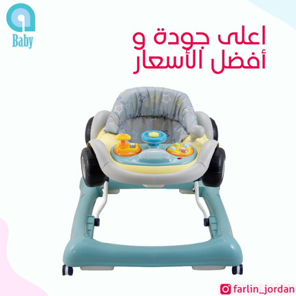 مشاية أطفال موسيقية على شكل سيارة من Ababy