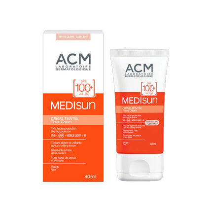 كريم ACM Medisun Tinted بعامل حماية من الشمس 100+، 40 مل - فاتح