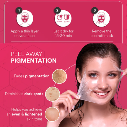 قناع ديبي وايت المقشر من إيه سي إم، 40 مل + أداة تطبيق قناع مجانية