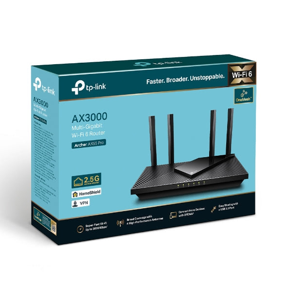 جهاز راوتر Archer AX55 Pro / AX3000 Wi-Fi 6 | TP-Link
