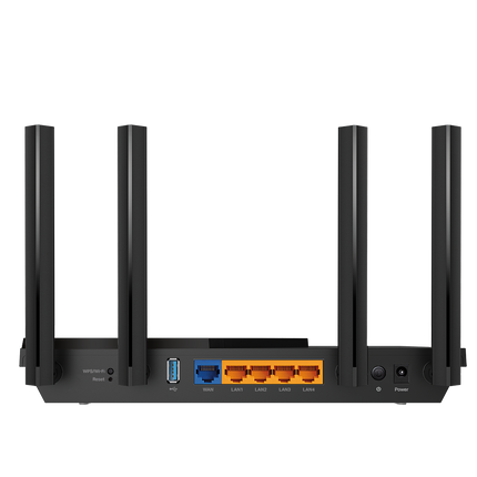 راوتر تي بي لينك  ثنائي النطاق جيجابت واي فاي 6 / AX3000- AX55