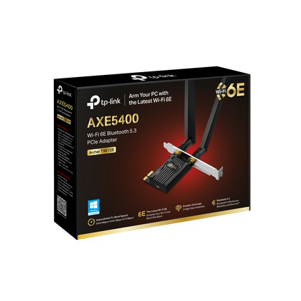 كرت شبكة واي فاي 6 وبلوتوت 5.3 /AXE5400 -TXE72E