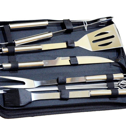 9-Piece Barbecue Accessory Set with Bag