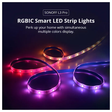 شريط LED ذكي RGBIC موديل L3 برو، 5 متر - سونوف