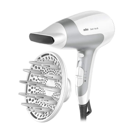 مجفف الشعر براون BRHD585 Satin Hair 5 PowerPerfection بقوة 2500 واط وتقنية الأيونات