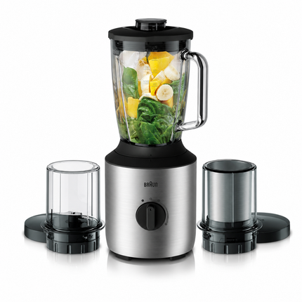 Braun PowerBlend 3 Series Jug Blender JB3273 with Glass Jug — 800W, 1.5L