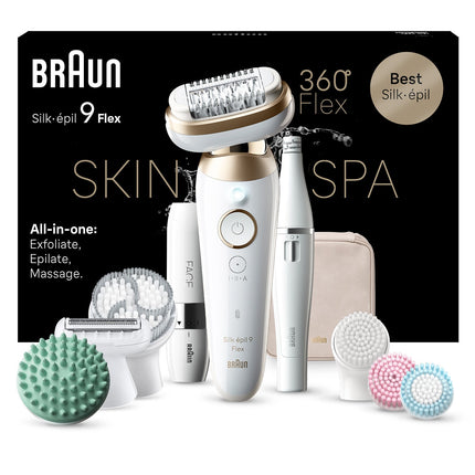 Braun Silk-épil 9 Flex SkinSpa 9-681 3D Hair Removal Device