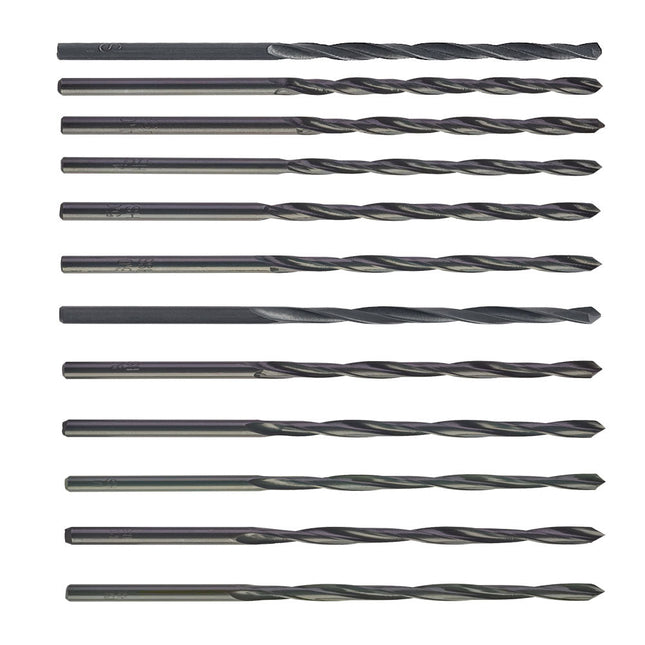 ريش تثقيب معادن METAL DRILL BIT HSS-R 3,0X61 + 3,5X70 + 4,0X75 + 4,5X80 + 5,0X86 + 6,0X93 + 8,0X117 + 9,0X125 + 10,0X133 + 11,0X142 + 12,0X151 + 13,0X151