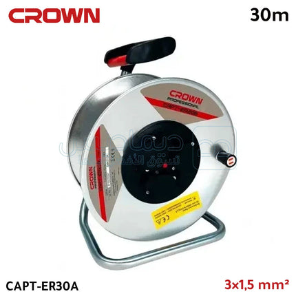 وصلة كهرباء صناعية 30 متر كيب 1.5 مم  كراون CAPT-ER30A