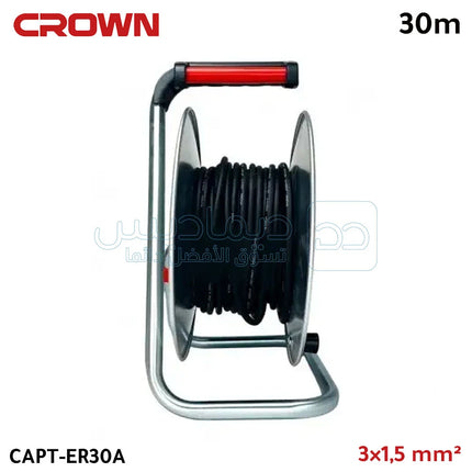 وصلة كهرباء صناعية 30 متر كيب 1.5 مم  كراون CAPT-ER30A
