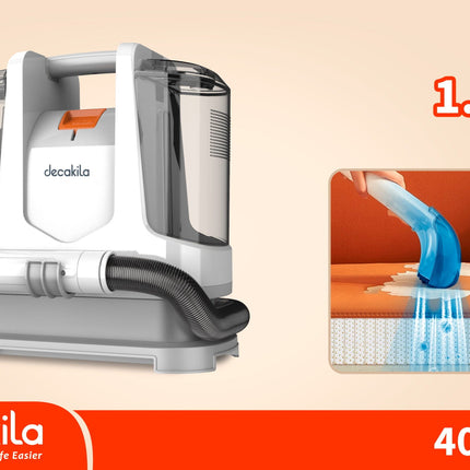 Decakila Portable Heavy Duty Spot Cleaner for Carpets and Upholstery