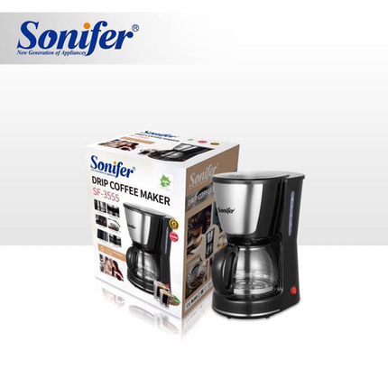 ماكينة تحضير القهوة الأمريكية بالتنقيط سعة 6 أكواب ماركة Sonefir