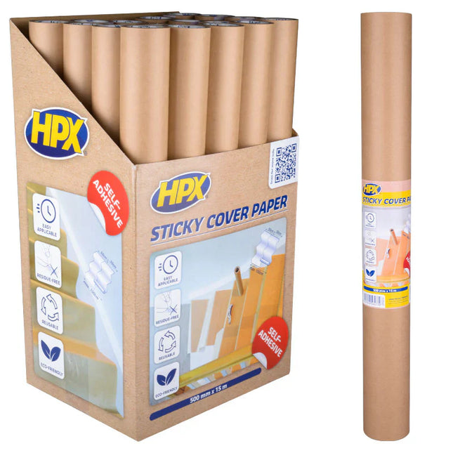 تيب ورق تغليف 50سم *15 متر hpx