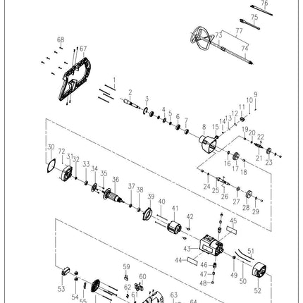 Crown 1100W Paint Mixing Drill with Attached Whisk | CT10049 
