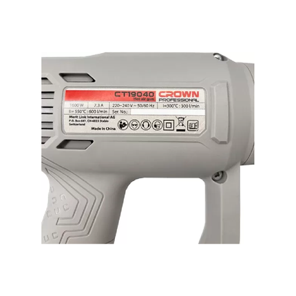 Crown 1800W Industrial Heat Gun (CT19040)