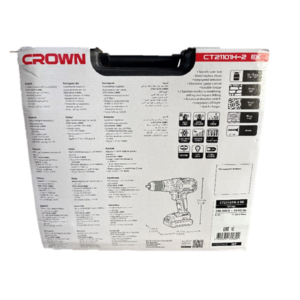 Crown 20V 13mm Rotary Hammer Drill (CT21101H-2)