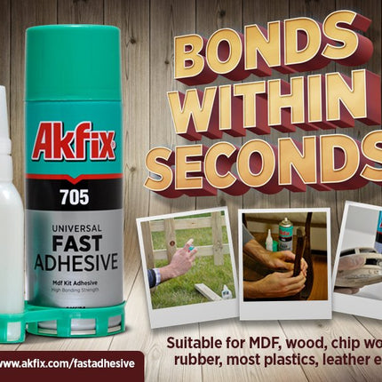 AkFix Super Glue Adhesive with Dryer