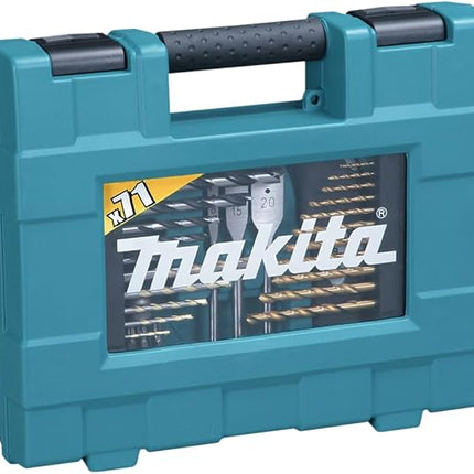 طقم راسات وريش وبكسات 71 قطعةD-37144 من ماكيتا MAKITA