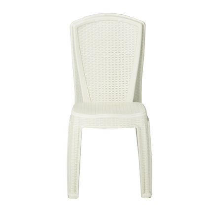 كرسي رم البلاستيكي العملي بتصميم راتان من سامبا