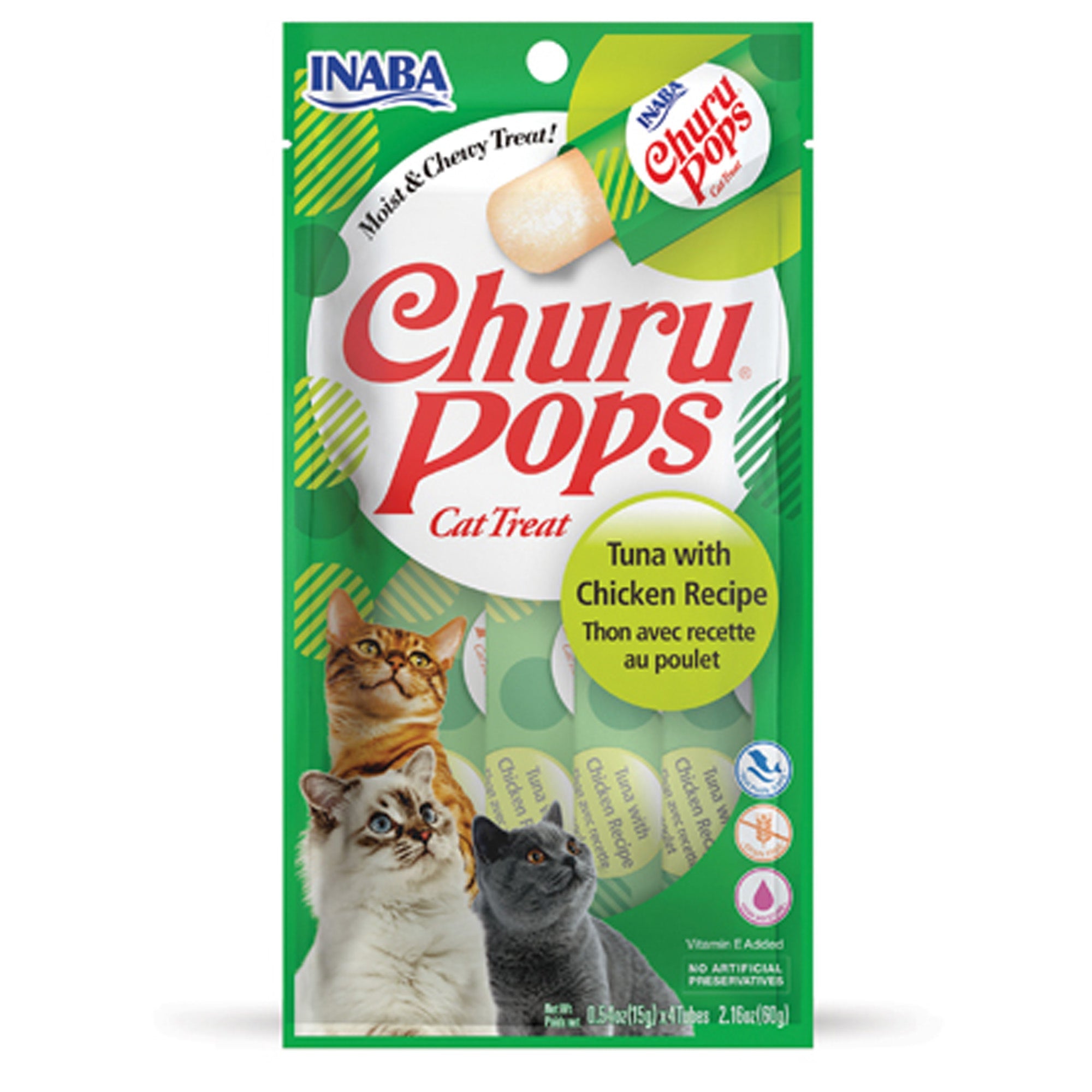 Inaba Churu Pops Tuna with Chicken Treats |