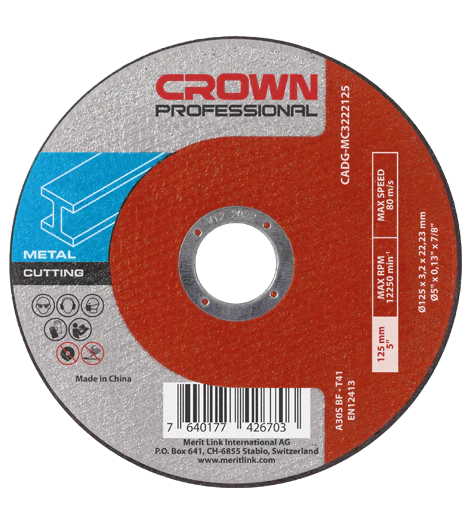 قرص القطع للمعادن crown