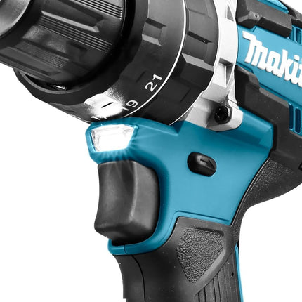 دريل شحن 18V مع شاكوش DHP484RTJ بطارية 5 A من ماكيتا Makita