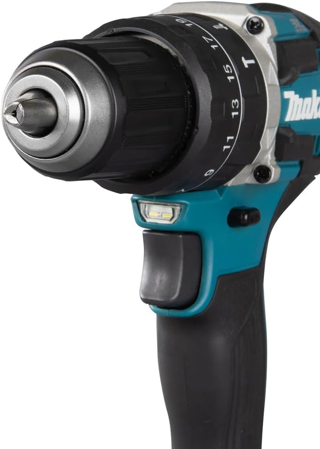 دريل شحن 18V مع شاكوش DHP484RTJ بطارية 5 A من ماكيتا Makita