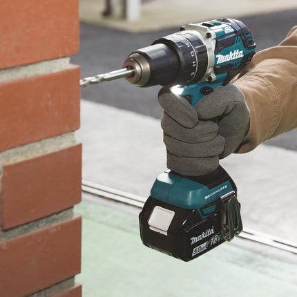 دريل شحن 18V مع شاكوش DHP484RTJ بطارية 5 A من ماكيتا Makita
