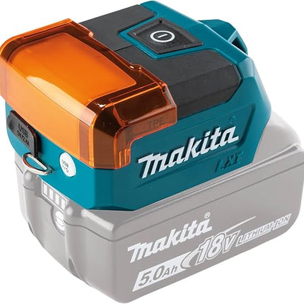 مصباح يدوd 18V LED صغير DML817 مع مدخل USB لشحن بدون بطاريةو شاحن من ماكيتا Makita