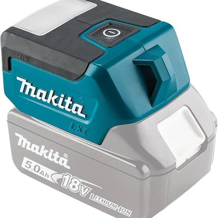 مصباح يدوd 18V LED صغير DML817 مع مدخل USB لشحن بدون بطاريةو شاحن من ماكيتا Makita