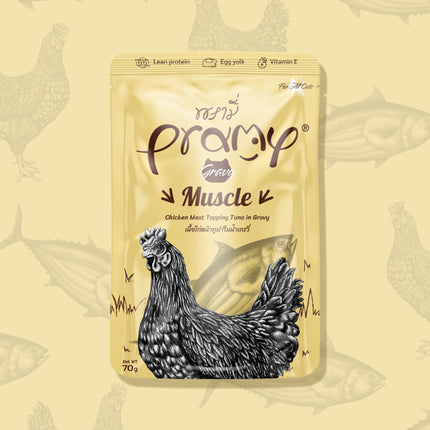 Pramy Muscle Chicken topping Tuna Recipe70g