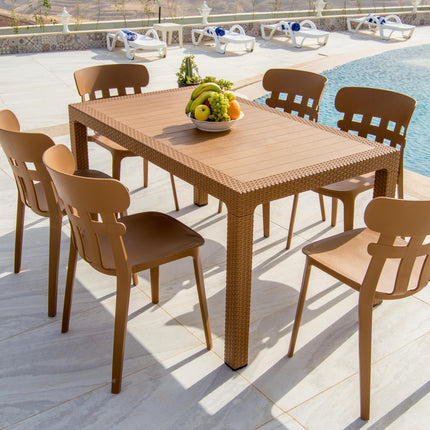 كرسي المجد البلاستيكي للاستخدام المنزلي والحديقة من سامبا