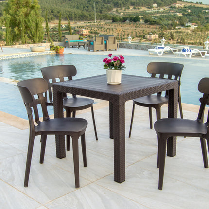 كرسي المجد البلاستيكي للاستخدام المنزلي والحديقة من سامبا