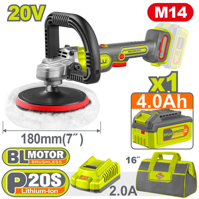 Dellew DTHL1B181 7-inch Charging Polisher