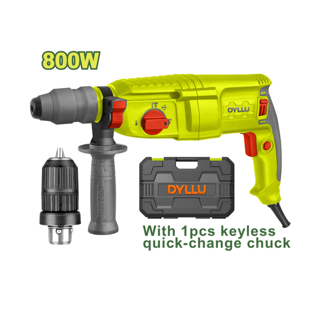 Hammer drill and breaker 800W 2-jaw Dello