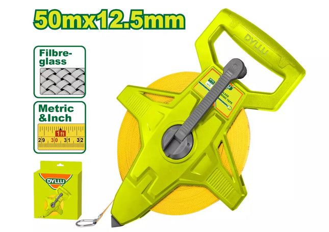 متر قياس كركر هندسي ديلو 50متر 12.5ممDTMT2550