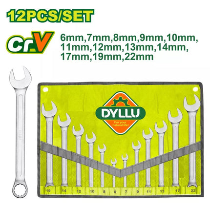 طقم مفاتيح شق رينغ  12 قطعة ديلوDTSP1M12DTSP1M12