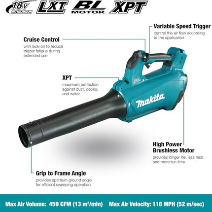 بلور تيربو DUB184RT شحن 18 V من ماكيتا Makita