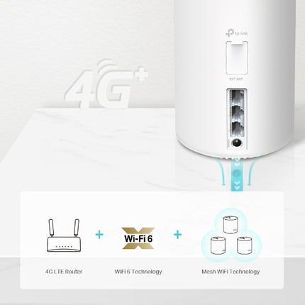 Deco X20-4G / 4G+ AX1800 لشبكة WiFi 6 للمنزل بالكامل